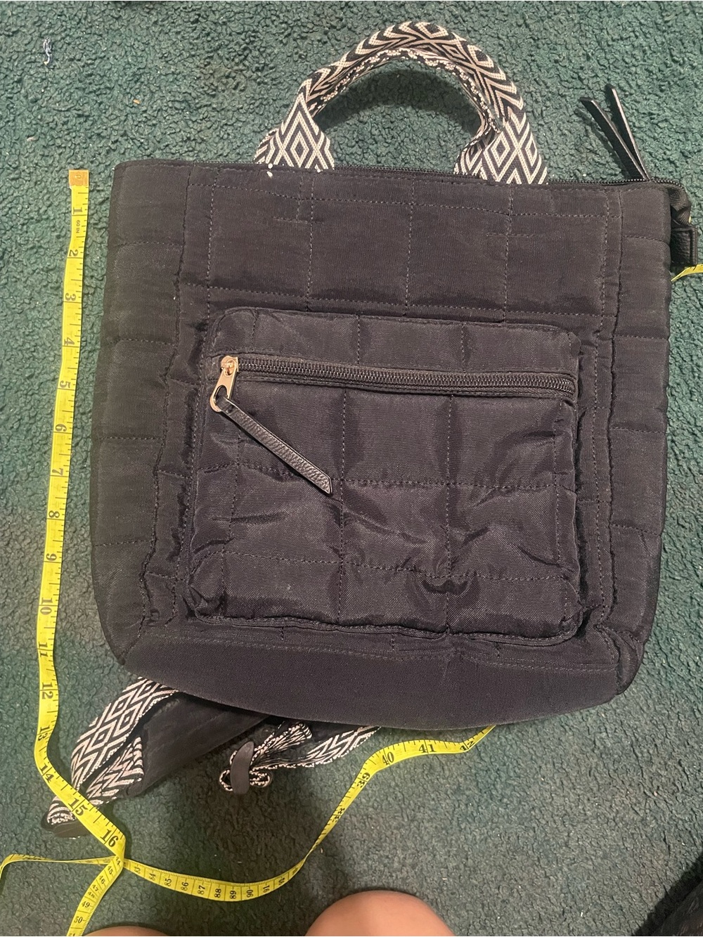 Univeral Thread- Black bag with zipper opening. - Picture 3 of 3